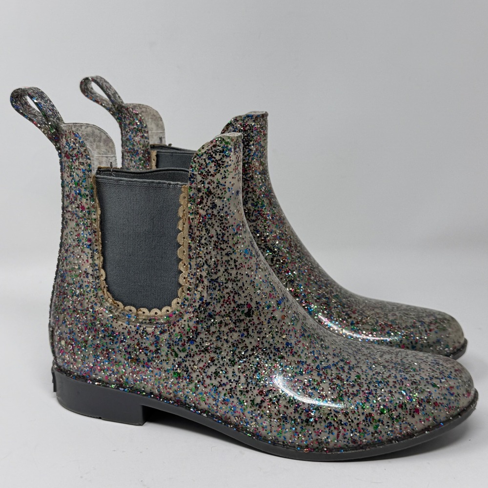 Jack Rogers Glitter Rain Boots – Size 9